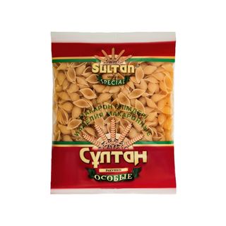 Султан, Макароны Султан 400Гр Ракушки, шт, ШК: 4870091000861