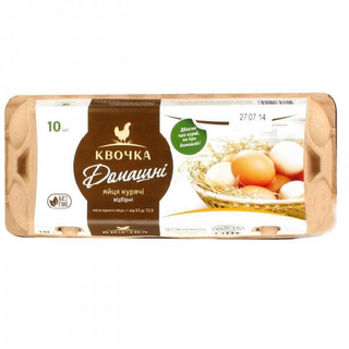 Яйця Квочка Домашні С0 уп 10шт