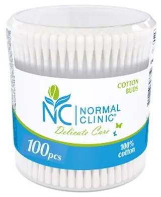 Ватные палочки Normal Cliniс 100 шт к/ст