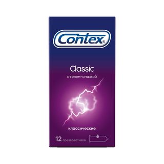 Contex - კონტექსი პრეზერვატივი Classic 12 ცალი
