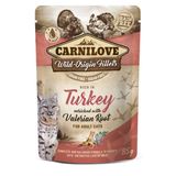 Корм вологий Carnilove Turkey with Valerian д/котів індичка і валеріана 85 г