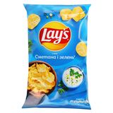 Lays Сметана-Зелень 60г (PL)