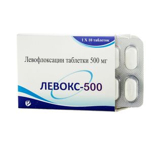 Levox - ლევოქსი 500მგ 10 ტაბლეტი