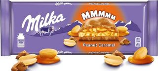 შოკოლადის ფილა "მილკა" მიწისთხილით და კარამელის შიგთავსით 276 გრ / 7622210694331