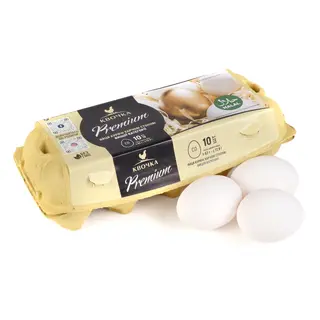Яйця курячі «Квочка» Premium С0 10шт