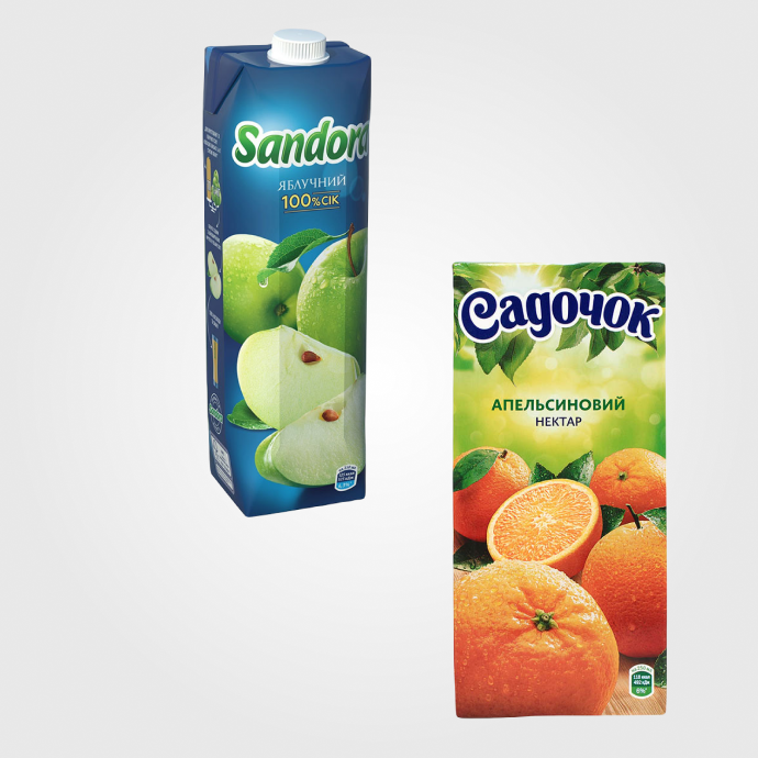 Соки, нектари.