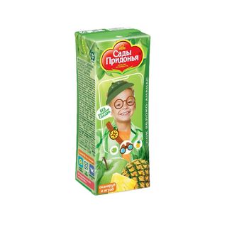 Сады Придонья, Сок Сады Придонья 200Мл Яблоко/ Ананас С 6 Месяцев, шт, ШК: 4607163090723