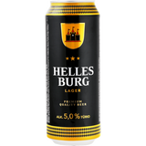 Пиво Helles Burg Lager світле 5.0% 0.5 л