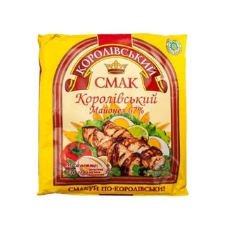 Майонез 340 г Королівський Смак "Королівський" 67%