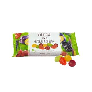 Рахат Марм.Уп., Мармелад Рахат 250Гр Ягодная Поляна, шт, ШК: 4870036006439