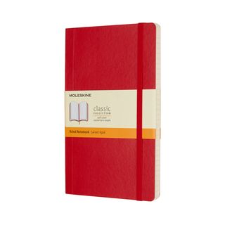 Записник Moleskine Classic Середній / Лінійка Червоний М’який