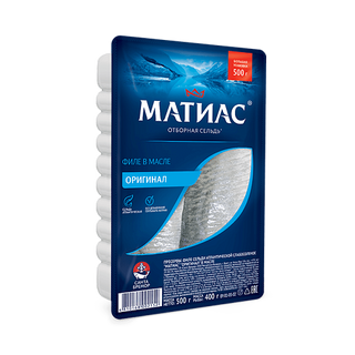 ქაშაყის ფილე "ორიგინალი" 500გრ, "Santa Bremor"