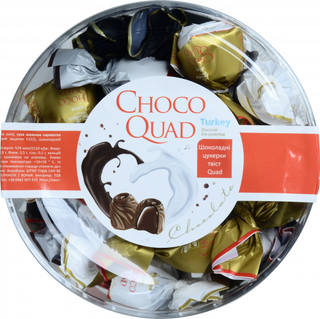 Цукерки Altat 500 г Quad  твіст мол. шок. (Туреччина) И137