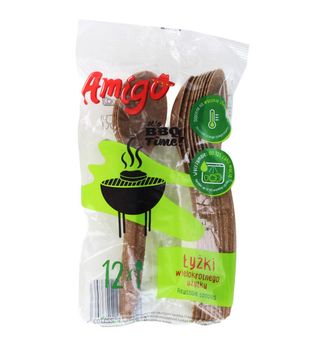 Գդալներ մեկանգամյա օգտագործման «Amigo Eco» 12հատ