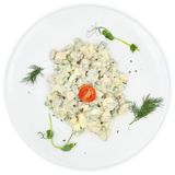 Салат м'ясний з язиком та каперсами , 100г