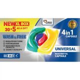 Капсули для прання Wash&Free Universal 35 шт