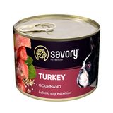 Savory Dog Gourmand консерви індичка для собак, 200 г