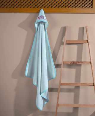პირსახოცი - TINY TURTELS BABY HOODED TOWEL  CAMEO 90X90