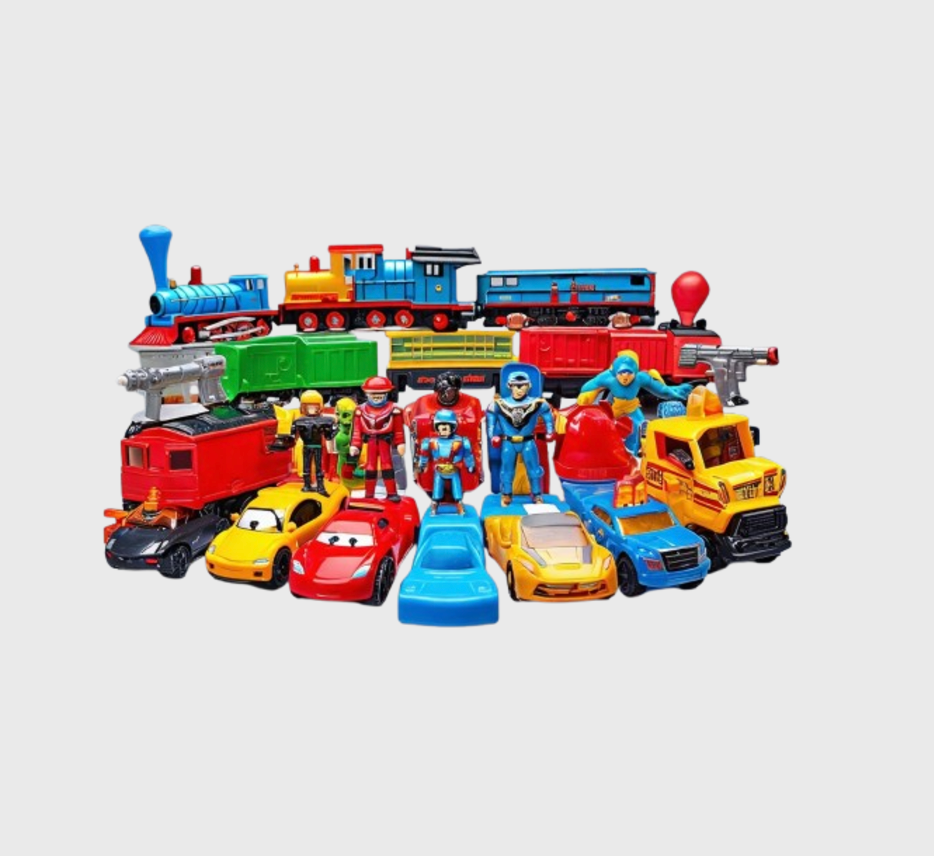 Մեքենաներ, Գնացքներ, Մարտական Խաղալիքներ!