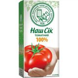 Сік Наш сік томатний з сіллю 330 мл