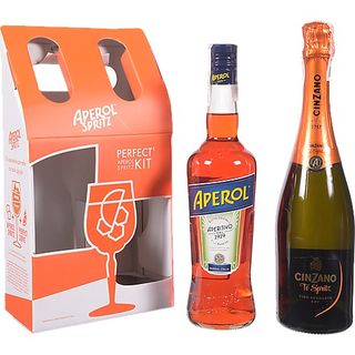 Набір Лікер Aperol 0,7 л+ Вино ігристе Cinzano Pro-Spritz 0,75 л сух. біле 11,5%