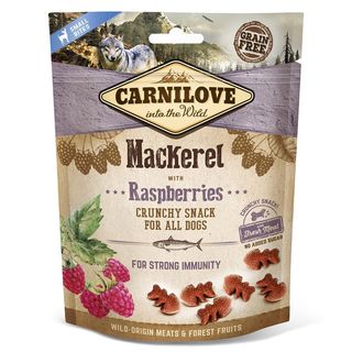 Carnilove Dog Crunchy Snack ласощі скумбрія, малина для собак, 200 г
