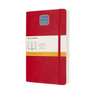 Записник Moleskine Classic Expanded Середній / Лінійка Червоний М'який