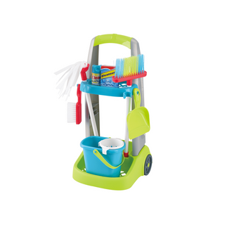 დასასუფთავებელი ნაკრები ურიკით 15 ნაწილი