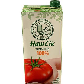 Сік Наш сік 1,93л томат