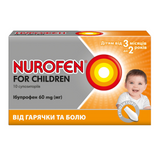 Нурофєн Для Дітей Суп. Ректал. 60 Мг №10