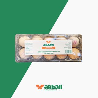 კვერცხი ფერადი / ახალი / 10ც