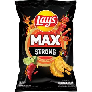 Чіпси Lay's Strong Чилі та Лайм 95 г