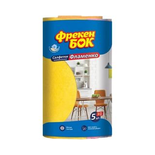 Фрекен Бок, Салфетки Фрекен Бок 6Шт Фламенко, шт, ШК: 4820048482691