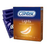 Презервативи латексні з силіконовою змазкою Contex №3 Lights