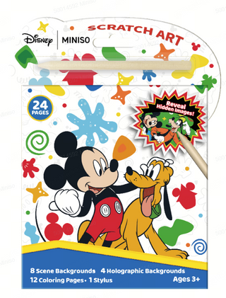 გასაფერადებელი/Disney Mickey Collection Scratch Painting