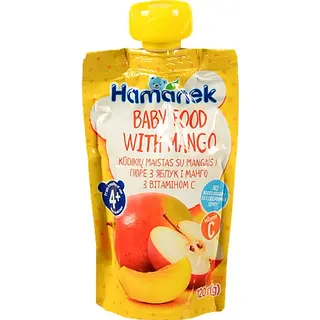 Пюре Hamanek 120г яблуко манго