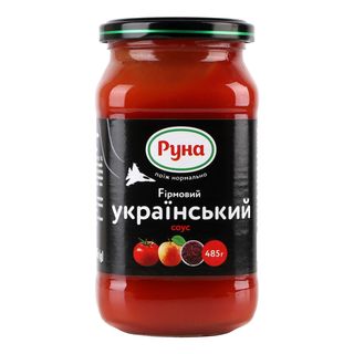 Соус РУНА Український фірмовий / 485г / 12