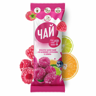 Концентрат Смакуйте 50 г Малиновий з апельсином та лаймом