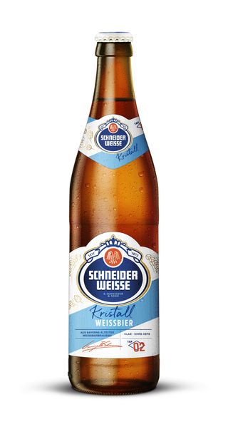 ლუდი / Schneider Weisse/ ჩამოსხმა 2 -„კრისტალი“გაფილტრული 4, 9 % 0.5მლ