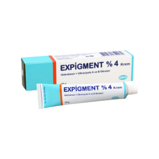ექსპიგმენტი კრემი 4% 30გრ ტუბი  #1 0 Expigment cream 4% tube /TR/ #1