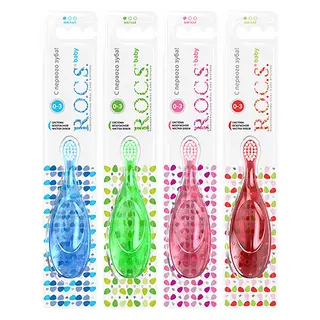 როქსი - კბ/ჯაგრისი ბავშვის /0-3წლ/ 333 R.O.C.S. Toothbrush baby 0-3. soft 0333
