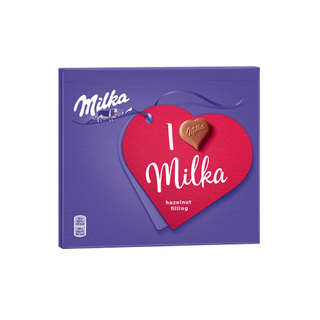 Шоколад Milka молочный с ореховой начинкой, 110гр