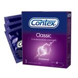 Презервативи латексні з силіконовою змазкою Contex №3 Classi