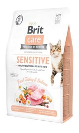 Brit Care Cat Sensitive д/котів чутливе/травлення індичка/лосось 2кг