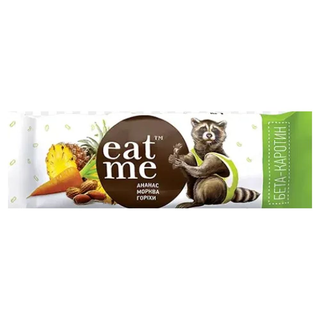 Батончик EAT ME сол.карам.,арахіс,сезам,шок. 40г
