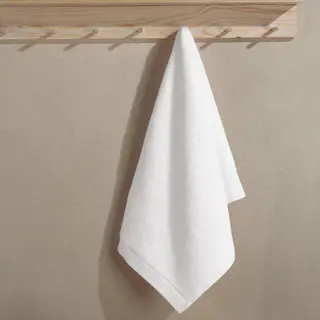 პირსახოცი - PURE BAMBOO TOWEL  WHITE  50X85