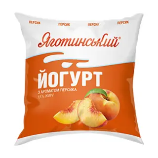 Йогурт Яготинський Персик 1.5% 400 г