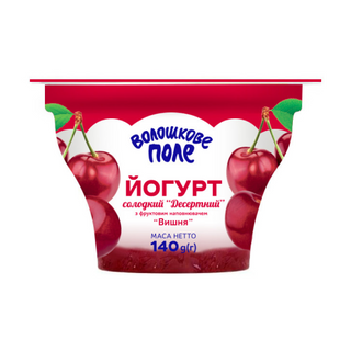 Йогурт десертний Волошкове поле Вишня 2.8% 140 г