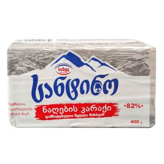 კარაქი ნაღების 82% 400გრ სანტინო