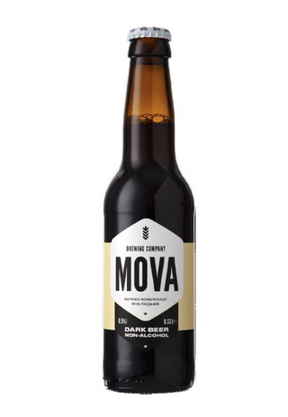 Пиво MOVA темне б/а 0,33л